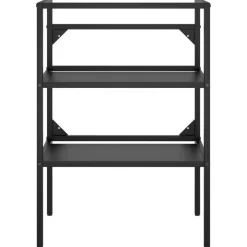 vidaXL - Badkamermeubelframe - Zwart - IJzer - 59 x 38 x 83 cm Online