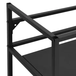 vidaXL - Badkamermeubelframe - Zwart - IJzer - 59 x 38 x 83 cm Online