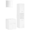 vidaXL - Badkamermeubelset - Wit - Bewerkt hout - 41 x 38.5 x 46 cm Outlet