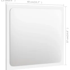 vidaXL - Badkamermeubelset - Wit - Bewerkt hout Outlet