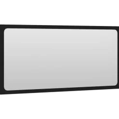 vidaXL - Badkamermeubelset - Zwart - Bewerkt hout - 80 x 38.5 x 45 cm Best