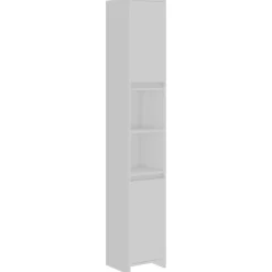 vidaXL - Badkamermeubelset - Wit - Bewerkt hout New