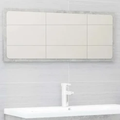 vidaXL - Badkamermeubelset - Grijs - Bewerkt hout Clearance