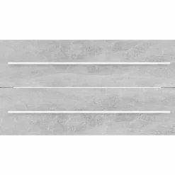 vidaXL - Badkamermeubelset - Grijs - Bewerkt hout Clearance