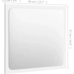 vidaXL - Badkamermeubelset - Wit - Bewerkt hout - 41 x 38.5 x 46 cm Online