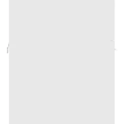 vidaXL - Badkamermeubelset - Wit - Bewerkt hout - 41 x 38.5 x 46 cm Online