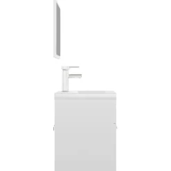 vidaXL - Badkamermeubelset - Wit - Bewerkt hout - 41 x 38.5 x 46 cm New