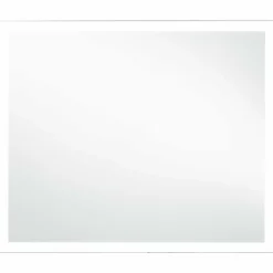 vidaXL - Badkamerspiegel - Zilver - Glas - 60 x 50 cm