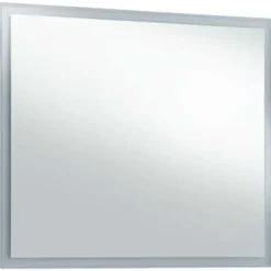 vidaXL - Badkamerspiegel - Zilver - Glas - 60 x 50 cm