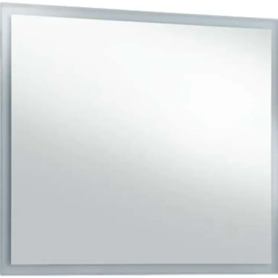 vidaXL - Badkamerspiegel - Zilver - Glas - 60 x 50 cm
