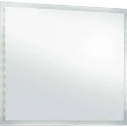 vidaXL - Badkamerspiegel - Zilver - Glas - 60 x 50 cm