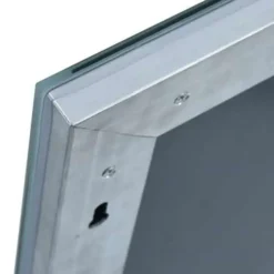 vidaXL - Badkamerspiegel - Zilver - Glas - 60 x 50 cm