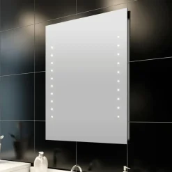 vidaXL - Badkamerspiegel - Zilver - Glas - 60 x 80 cm Hot