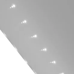 vidaXL - Badkamerspiegel - Zilver - Glas - 100 x 60 cm Sale