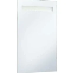 vidaXL - Badkamerspiegel - Zilver - Glas - 60 x 100 cm Best