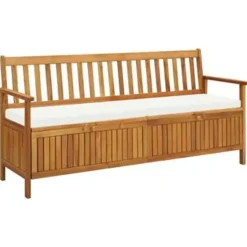 vidaXL - Bank - Bruin - Hout - 170 cm Discount