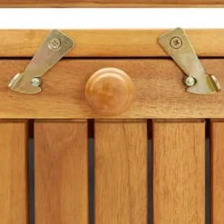 vidaXL - Bank - Bruin - Hout - 170 cm Discount