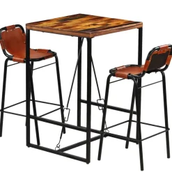 vidaXL - Barset - Bruin - Hout New