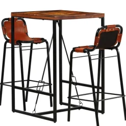 vidaXL - Barset - Bruin - Hout New