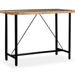 vidaXL - Bartafel - Bruin - Hout - 150 x 70 x 107 cm Outlet