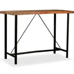 vidaXL - Bartafel - Bruin - Hout - 150 x 70 x 107 cm Outlet