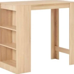 vidaXL - Bartafel - Bruin - Bewerkt hout Best