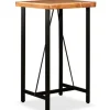 vidaXL - Bartafel - Bruin - Hout - 60 x 60 x 107 cm