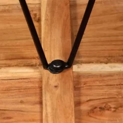 vidaXL - Bartafel - Bruin - Hout - 60 x 60 x 107 cm