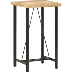 vidaXL - Bartafel - Bruin - Hout - 60 x 60 x 107 cm Outlet