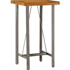 vidaXL - Bartafel - Bruin - Hout - 60 x 60 x 107 cm Best