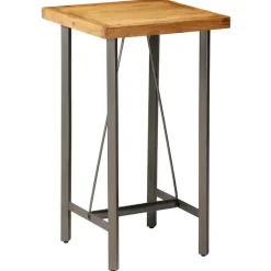 vidaXL - Bartafel - Bruin - Hout - 60 x 60 x 107 cm Best