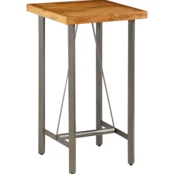 vidaXL - Bartafel - Bruin - Hout - 60 x 60 x 107 cm Best