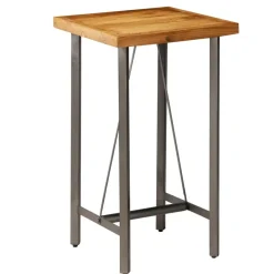 vidaXL - Bartafel - Bruin - Hout - 60 x 60 x 107 cm Best