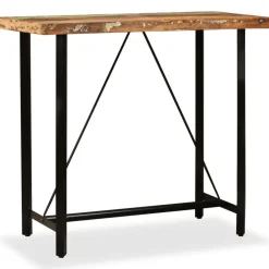 vidaXL - Bartafel - Bruin - Hout - 120 x 60 x 107 cm Clearance
