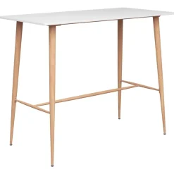 vidaXL - Bartafel - Wit - MDF New