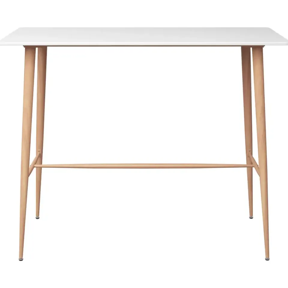 vidaXL - Bartafel - Wit - MDF New