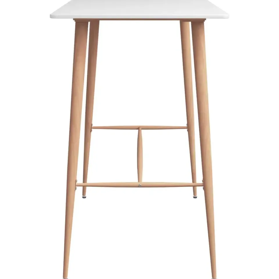 vidaXL - Bartafel - Wit - MDF New