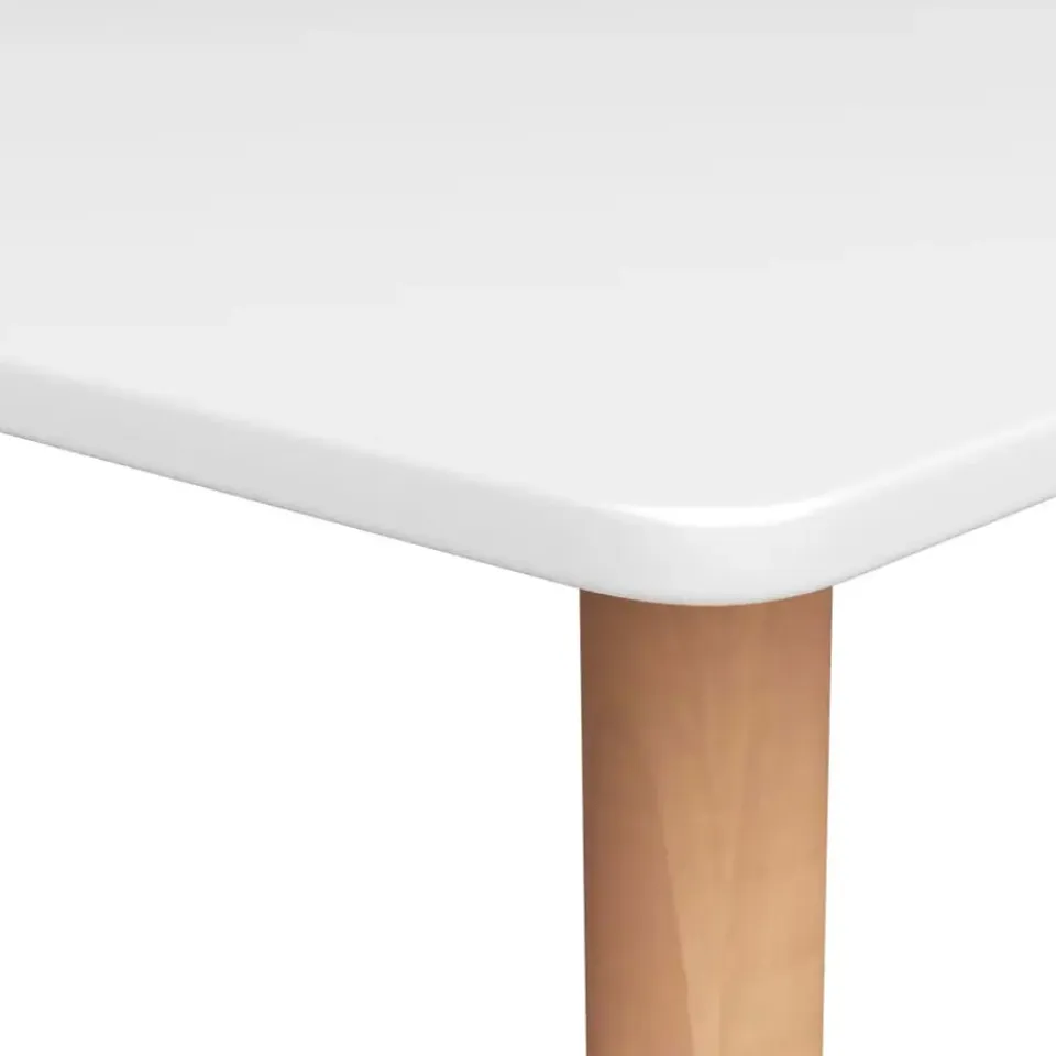 vidaXL - Bartafel - Wit - MDF New