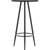 vidaXL - Bartafel - Zwart - MDF Hot