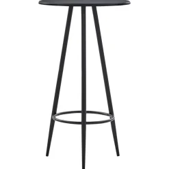 vidaXL - Bartafel - Zwart - MDF Hot