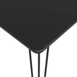 vidaXL - Bartafel - Zwart - MDF Hot