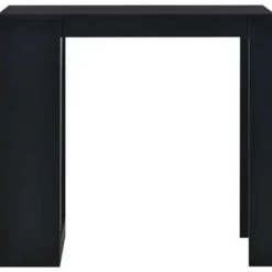 vidaXL - Bartafel - Zwart - Bewerkt hout Clearance