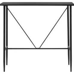 vidaXL - Bartafel - Zwart - MDF Online
