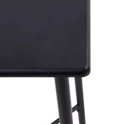 vidaXL - Bartafel - Zwart - MDF New