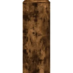 vidaXL - Bartafel met opbergruimte - Gerookt eiken - Bewerkt hout - 90x43 cm Hot