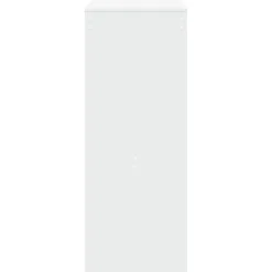 vidaXL - Bartafel met opbergruimte - Wit - Bewerkt hout - 90x43 cm