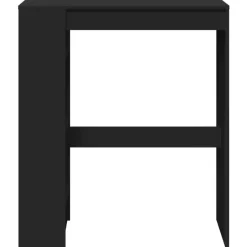vidaXL - Bartafel met opbergruimte - Zwart - Bewerkt hout - 90x43 cm Best