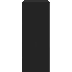 vidaXL - Bartafel met opbergruimte - Zwart - Bewerkt hout - 90x43 cm Best