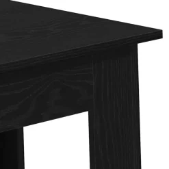 vidaXL - Bartafel met schappen - Zwart eiken - Bewerkt hout - 102x50 cm Hot