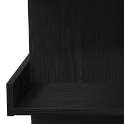 vidaXL - Bartafel met schappen - Zwart eiken - Bewerkt hout - 100x48 cm Hot